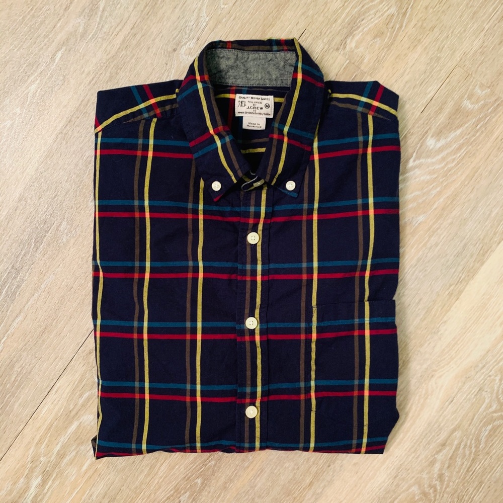 J. Crew Plaid Button Down Shirt